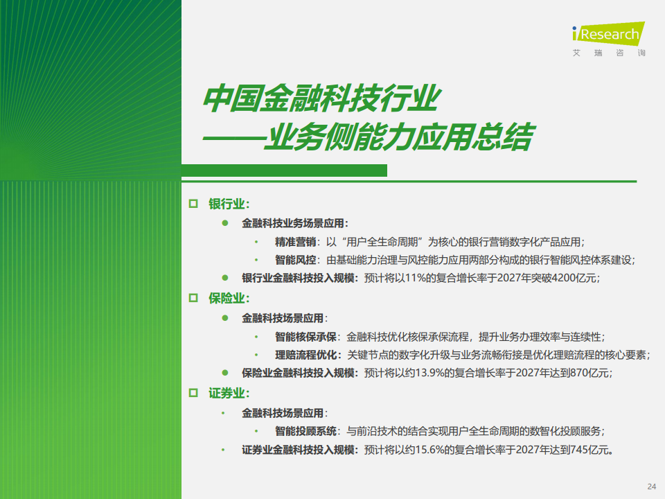 2024年中国金融科技（FinTech）行业发展洞察报告图片