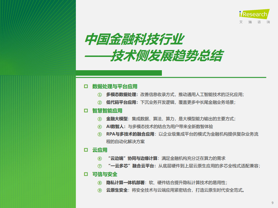 2024年中国金融科技（FinTech）行业发展洞察报告图片