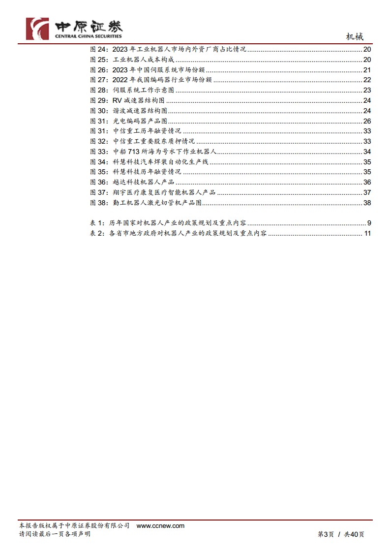 机械行业专题研究：工业机器人产业链分析及河南省产业概况图片