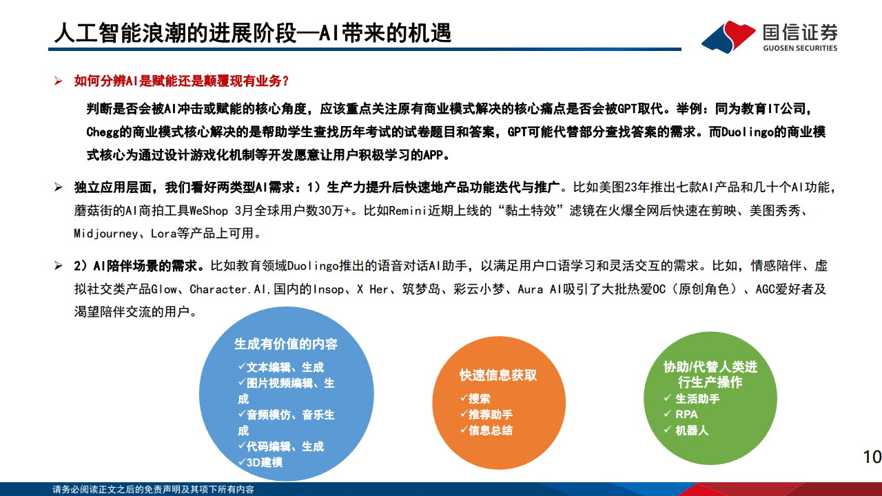 人工智能应用专题（6）：2024群雄逐鹿，人工智能的机遇与挑战图片
