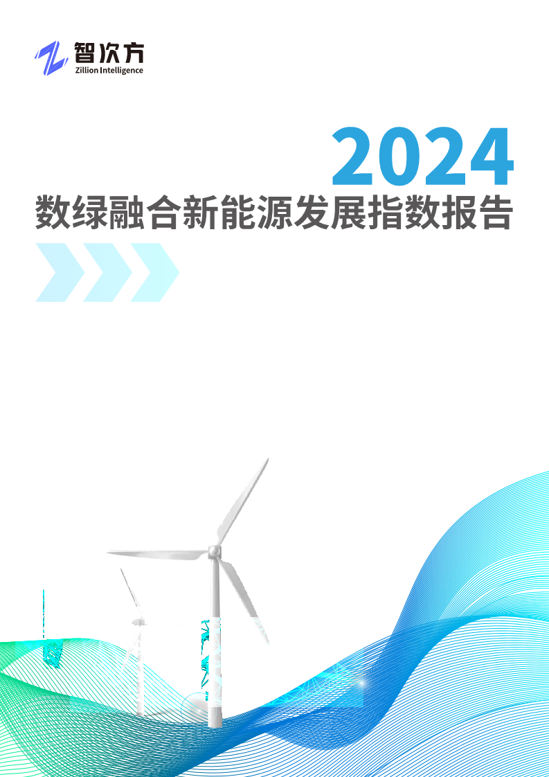 2024数绿融合新能源发展指数报告图片