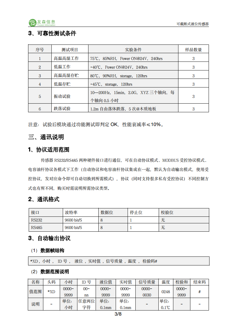 可截断式油耗传感器图片