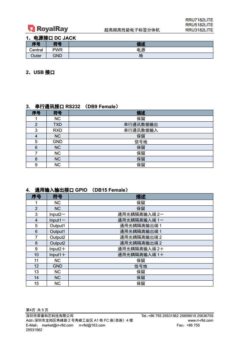 UHF超高频高性能电子标签分体机图片