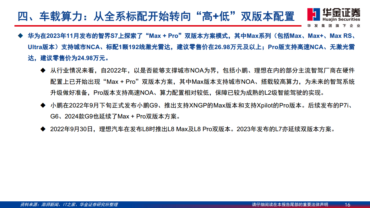 智能驾驶系列报告（一）：华为智能驾驶方案简剖图片