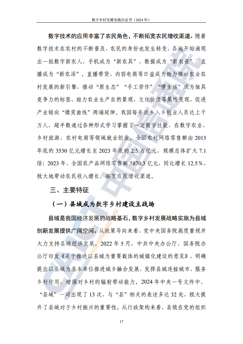 数字乡村发展实践白皮书（2024）图片