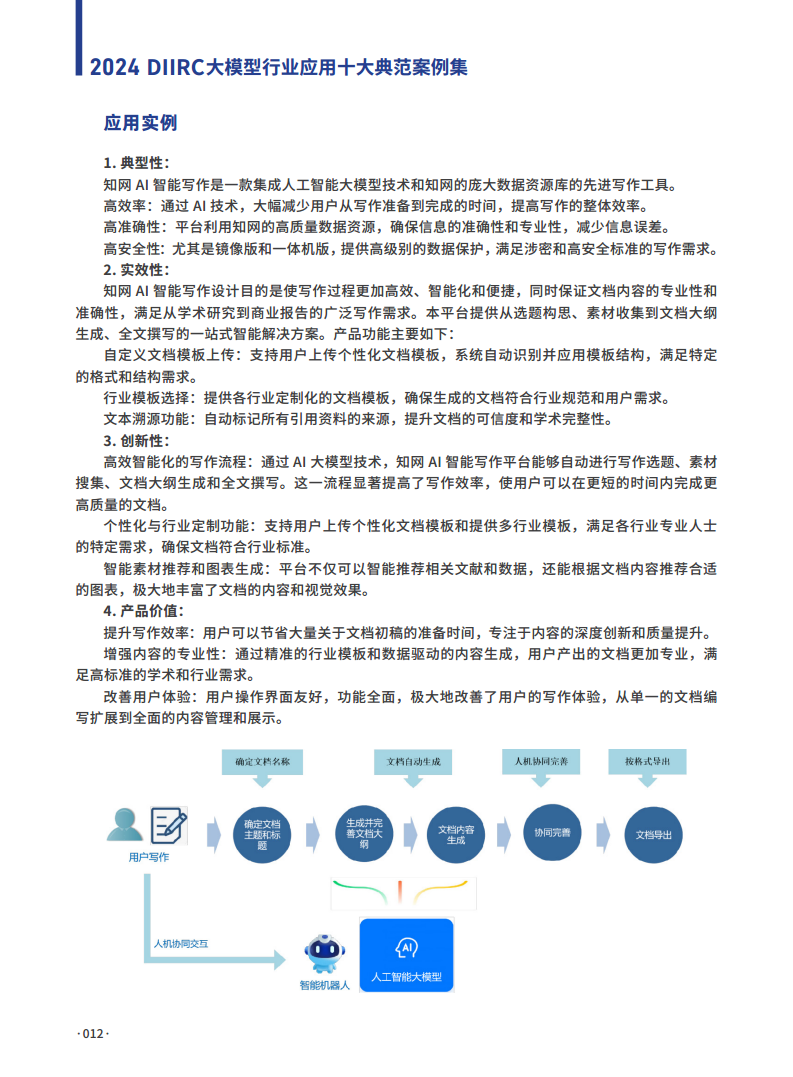 大模型行业应用十大典范案例集图片