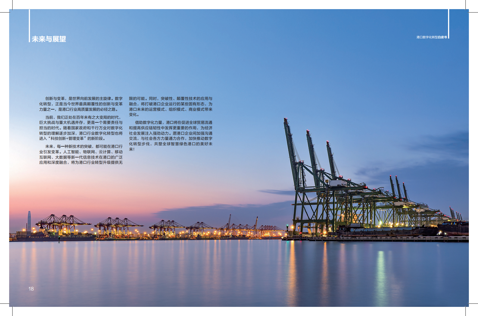 港口数字化转型白皮书(2024)-科技创新+管理变革加快发展港口新质生产力图片