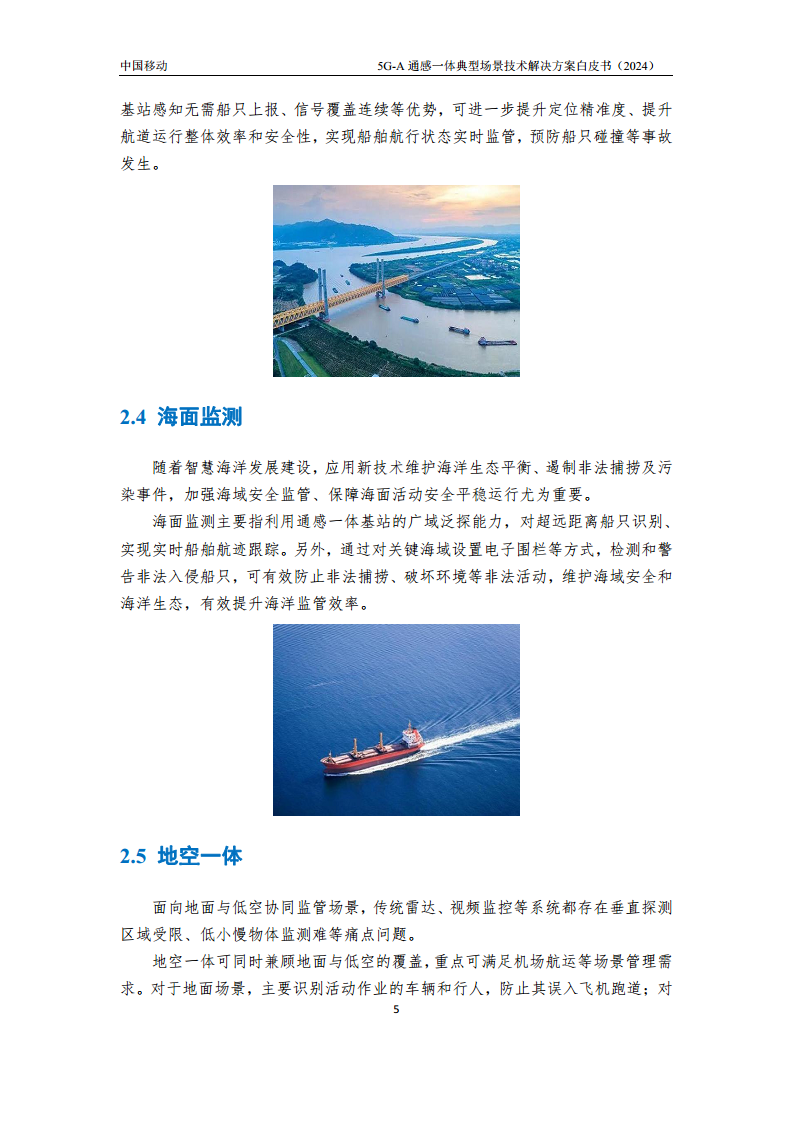 2024年5G-A通感一体典型场景技术解决方案白皮书图片