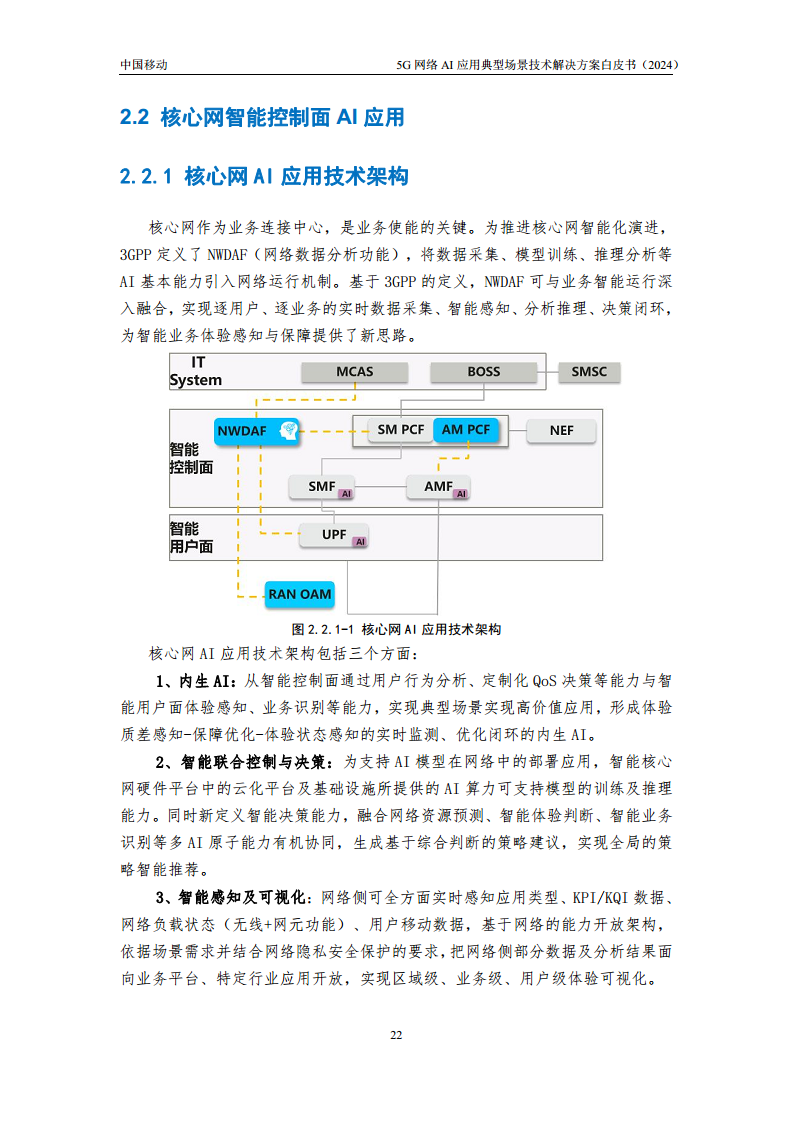 2024年5G网络AI应用典型场景技术解决方案白皮书图片