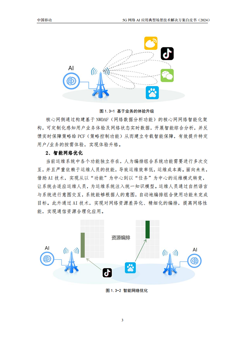 2024年5G网络AI应用典型场景技术解决方案白皮书图片