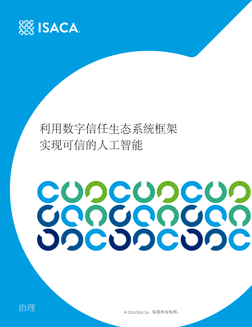 利用数字信任生态系统框架实现可信的人工智能（中文版）图片