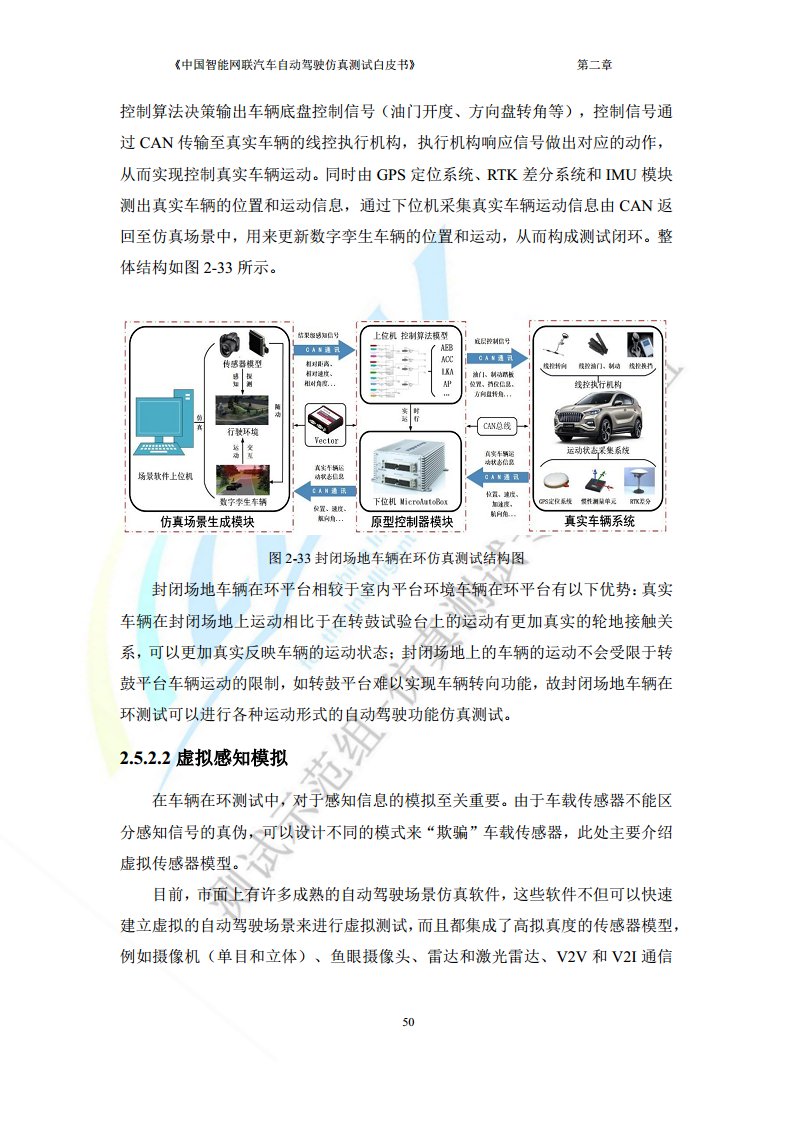 中国智能网联汽车自动驾驶仿真测试白皮书（2023版）图片
