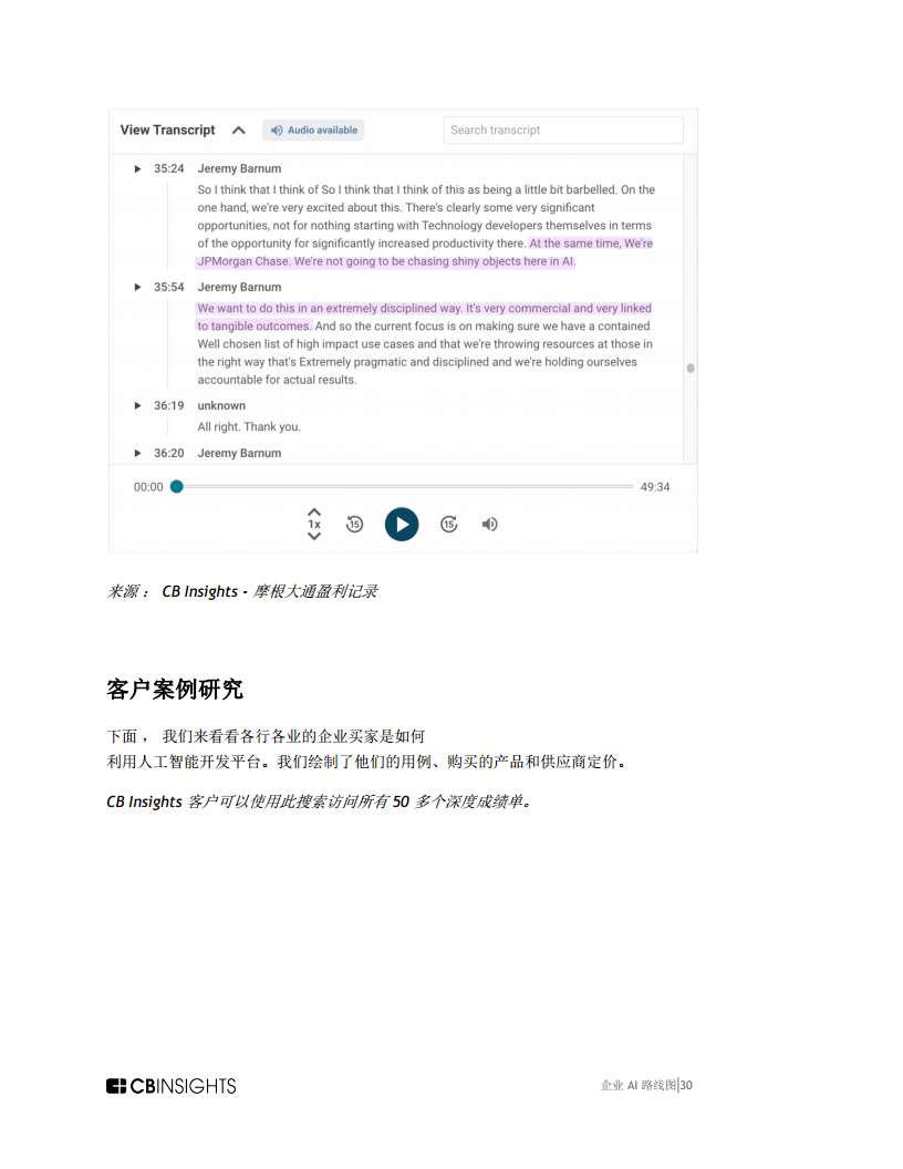 企业AI路线图AI开发平台格局如何转变，改变了购买者评估 ROI用例等的方式报告图片