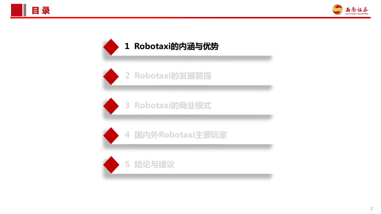 智能驾驶专题报告：Robotaxi商业化加速，高阶智驾未来已来图片