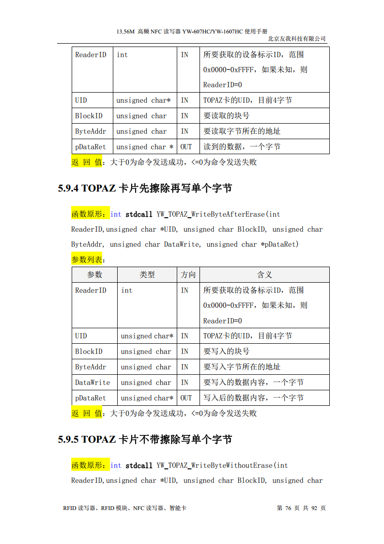 适用于web浏览器的usb无驱NFC读卡器YW-607HC图片