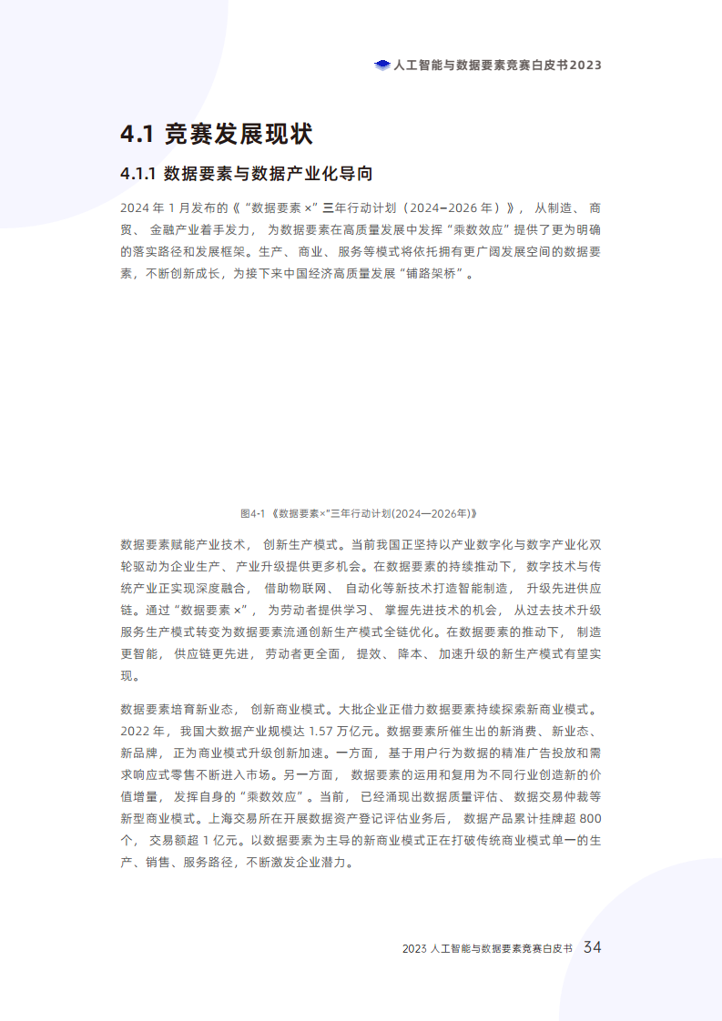 人工智能与数据要素竞赛白皮书2023图片
