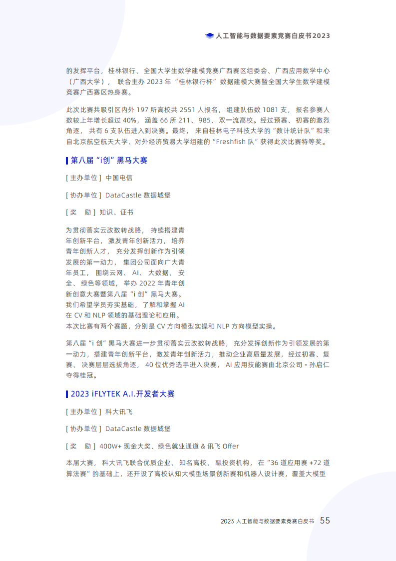 人工智能与数据要素竞赛白皮书2023图片
