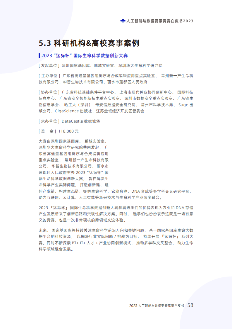 人工智能与数据要素竞赛白皮书2023图片