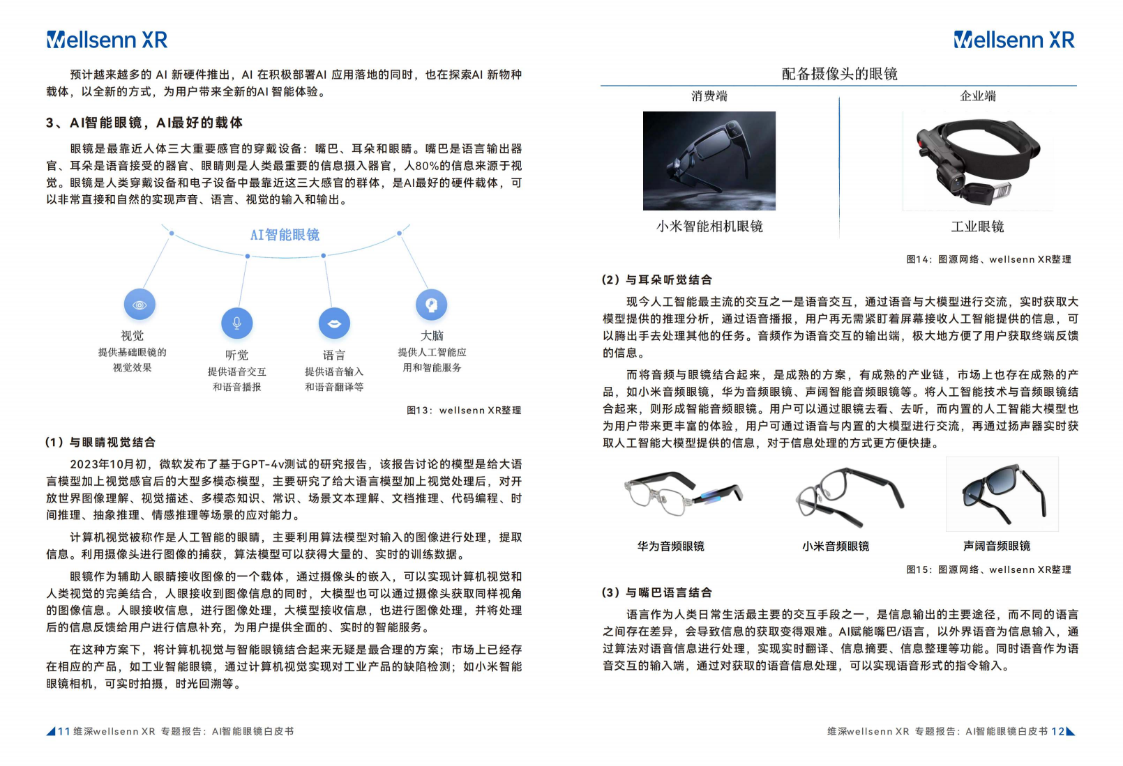 2024年AI智能眼镜白皮书图片