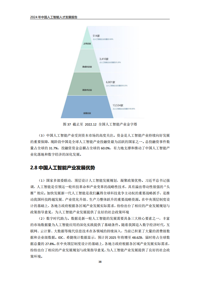 2024年中国人工智能人才发展报告图片