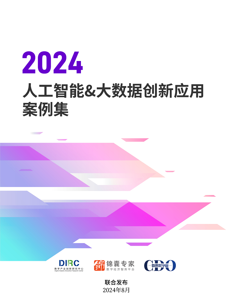 2024人工智能大数据创新应用案例集图片