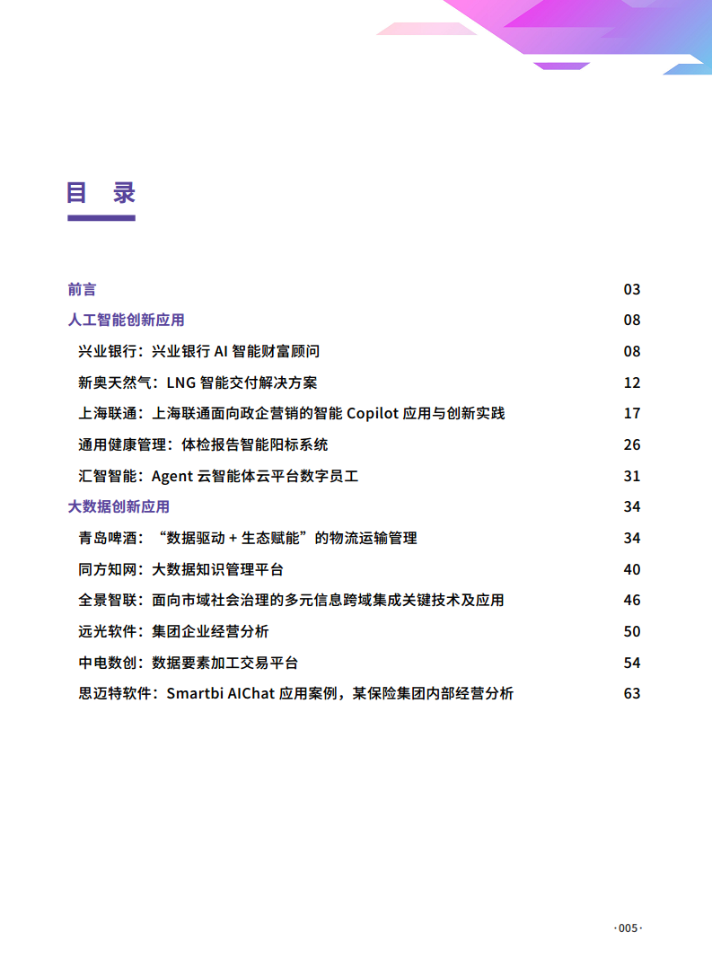 2024人工智能大数据创新应用案例集图片