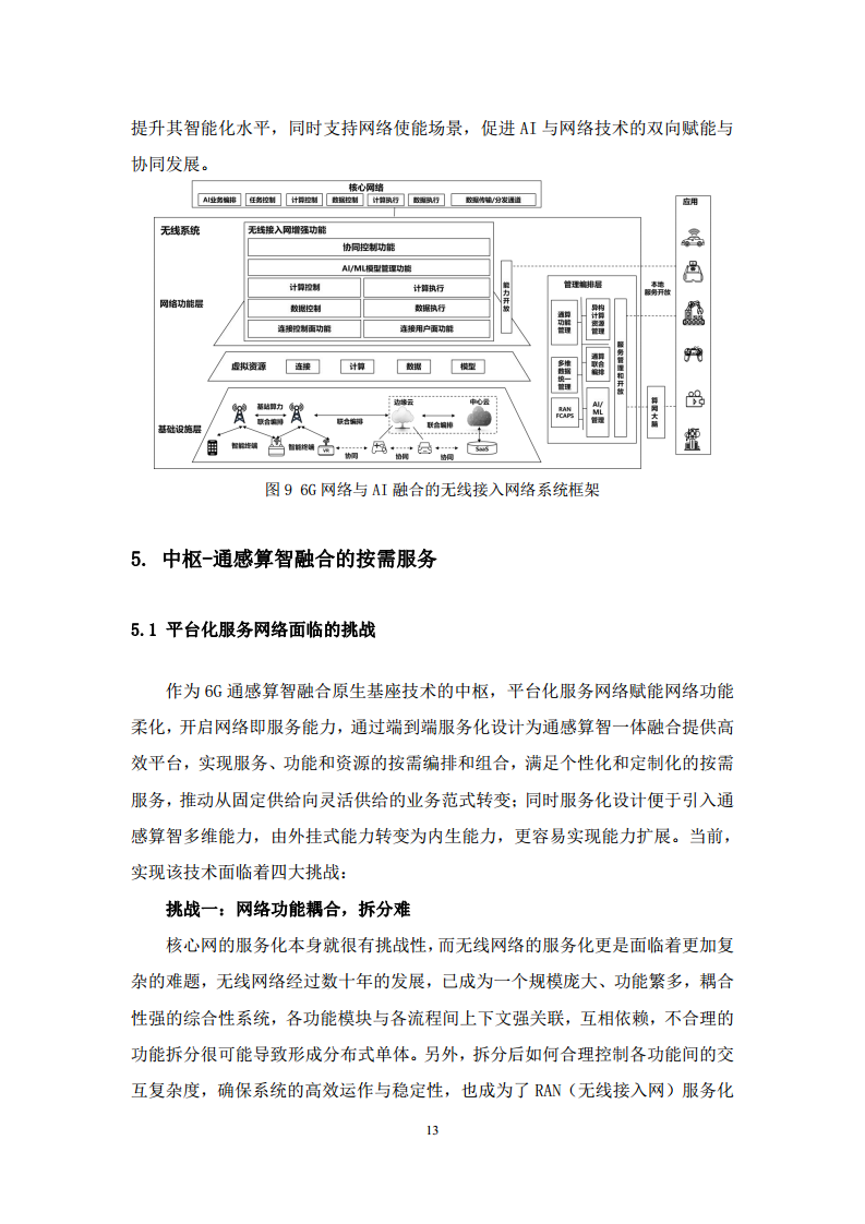 2024年6G通感算智融合原生基座技术白皮书（1.0）图片