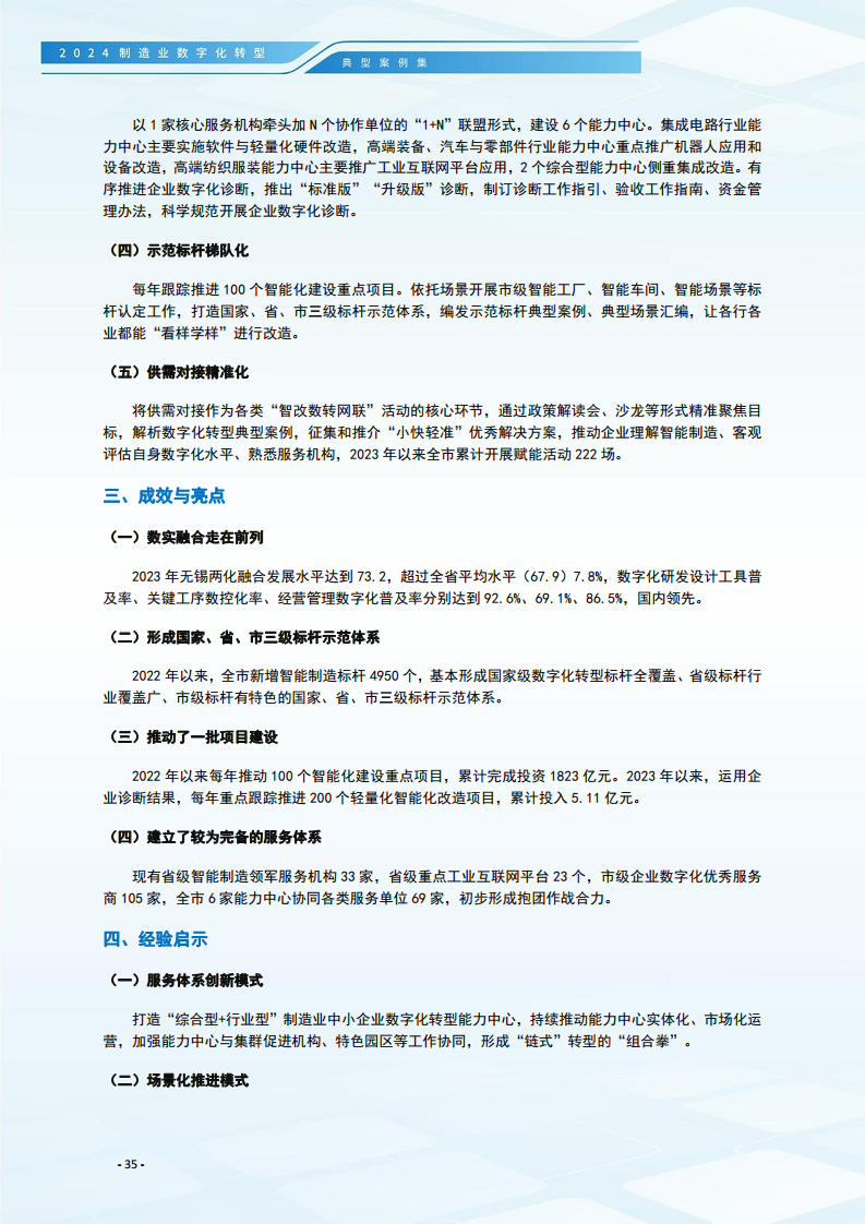 2024制造业数字化转型典型案例集图片
