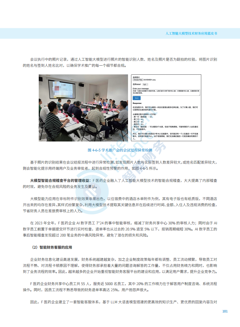 2024年人工智能大模型技术财务应用蓝皮书图片
