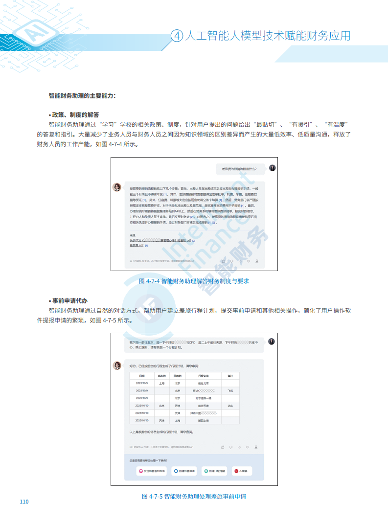 2024年人工智能大模型技术财务应用蓝皮书图片