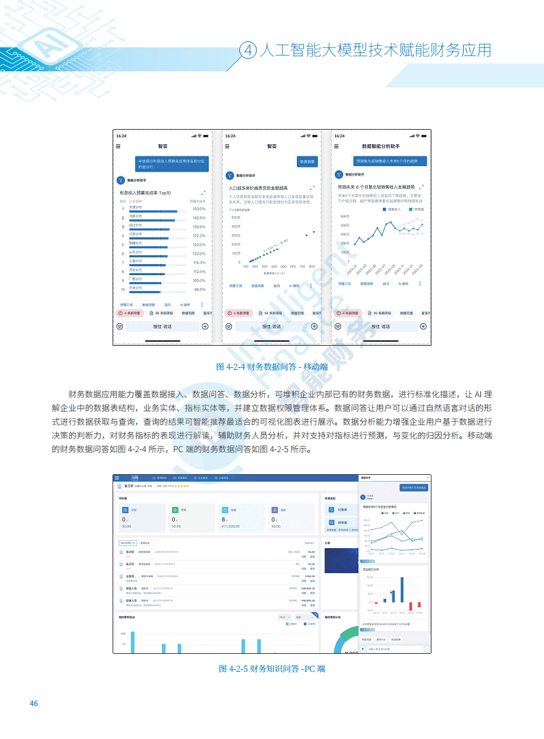 2024年人工智能大模型技术财务应用蓝皮书图片