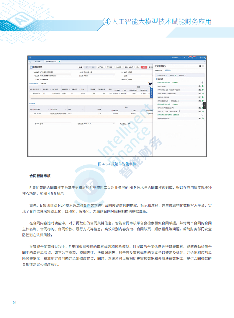 2024年人工智能大模型技术财务应用蓝皮书图片