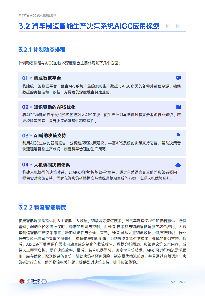 2024年汽车产业AIGC技术应用白皮书图片