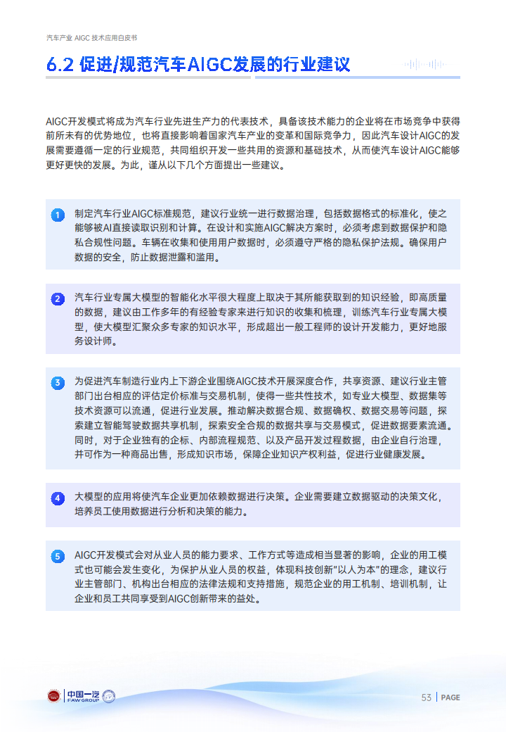 2024年汽车产业AIGC技术应用白皮书图片