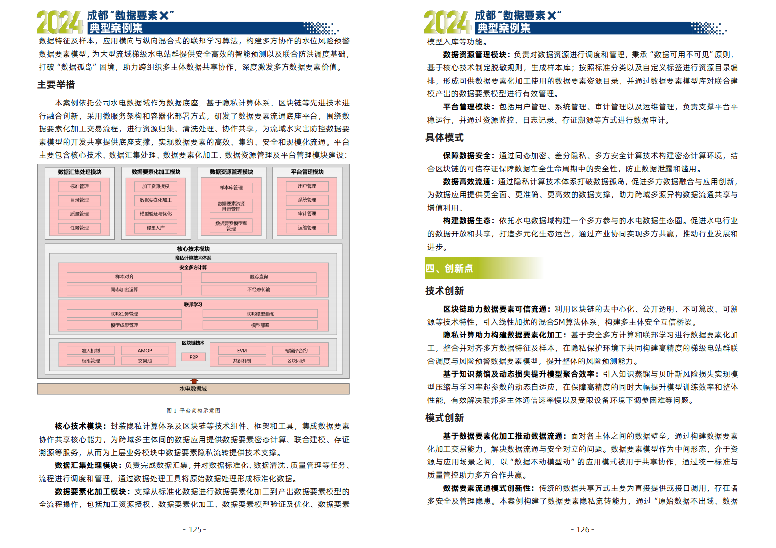 2024年成都“数据要素X”典型案例集图片