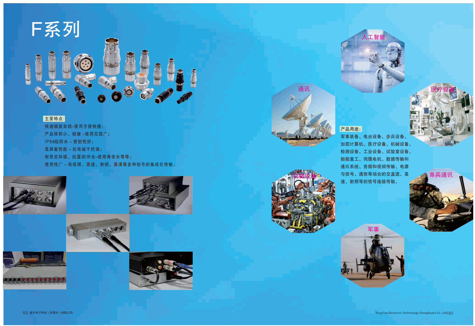 F1031Z19K019-130 推拉插拔自锁航空金属连接器图片
