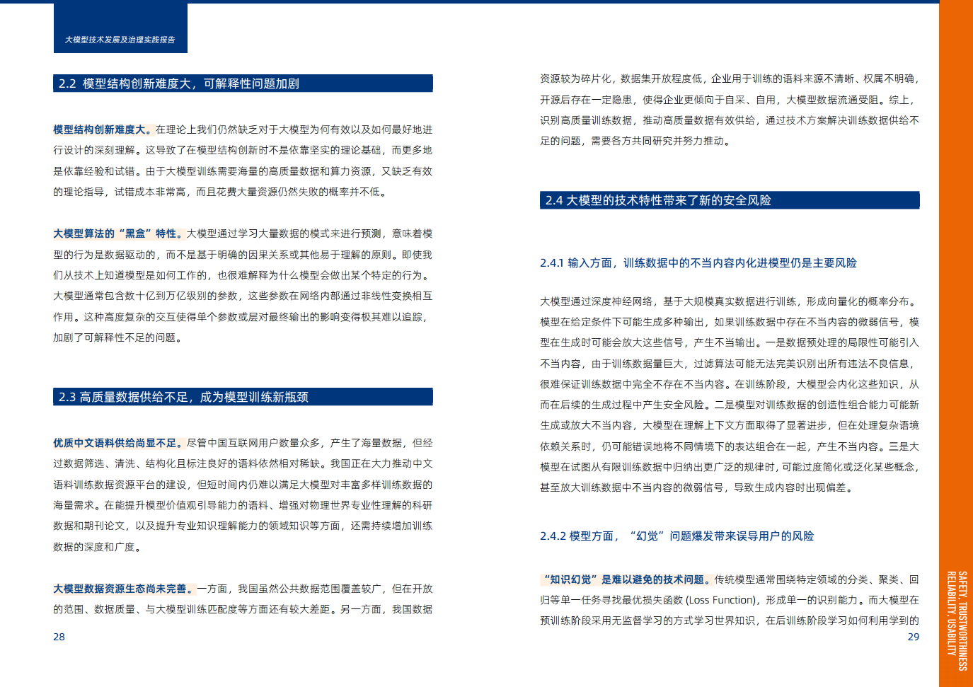 大模型技术发展及治理实践报告图片