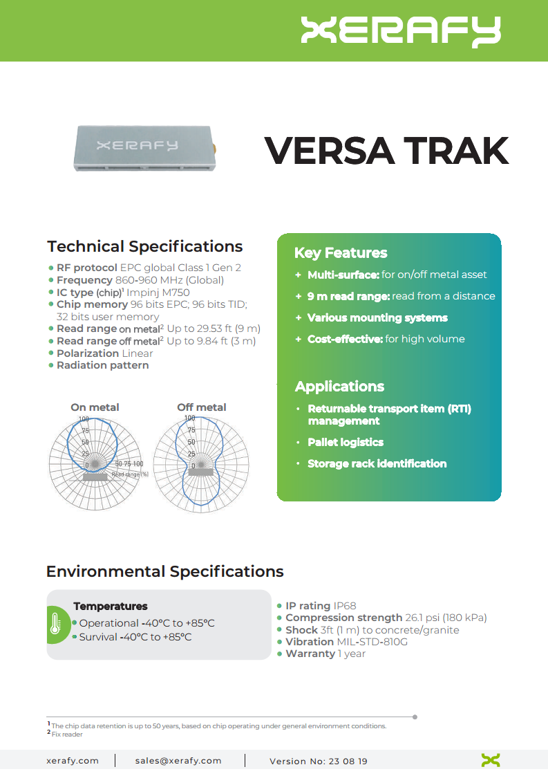 Versa Tra 高性价比电子标签图片