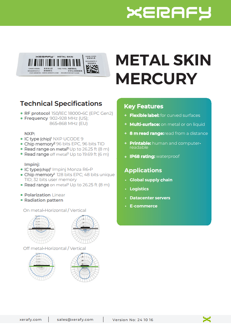 Metal Skin Mercury可打印标签图片