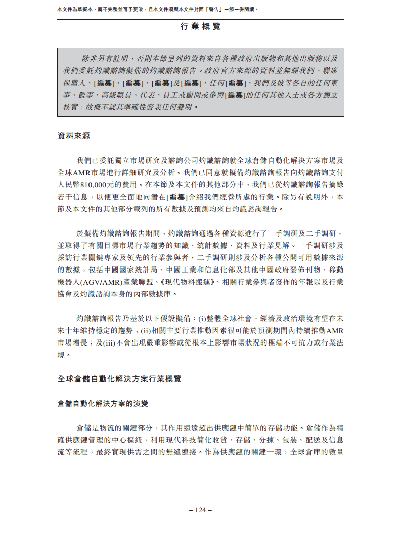 北京极智嘉科技股份有限公司  招股书图片