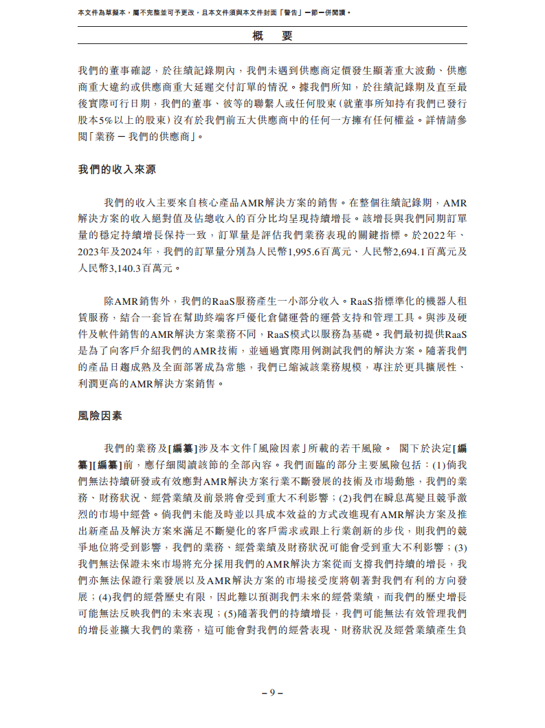 北京极智嘉科技股份有限公司  招股书图片