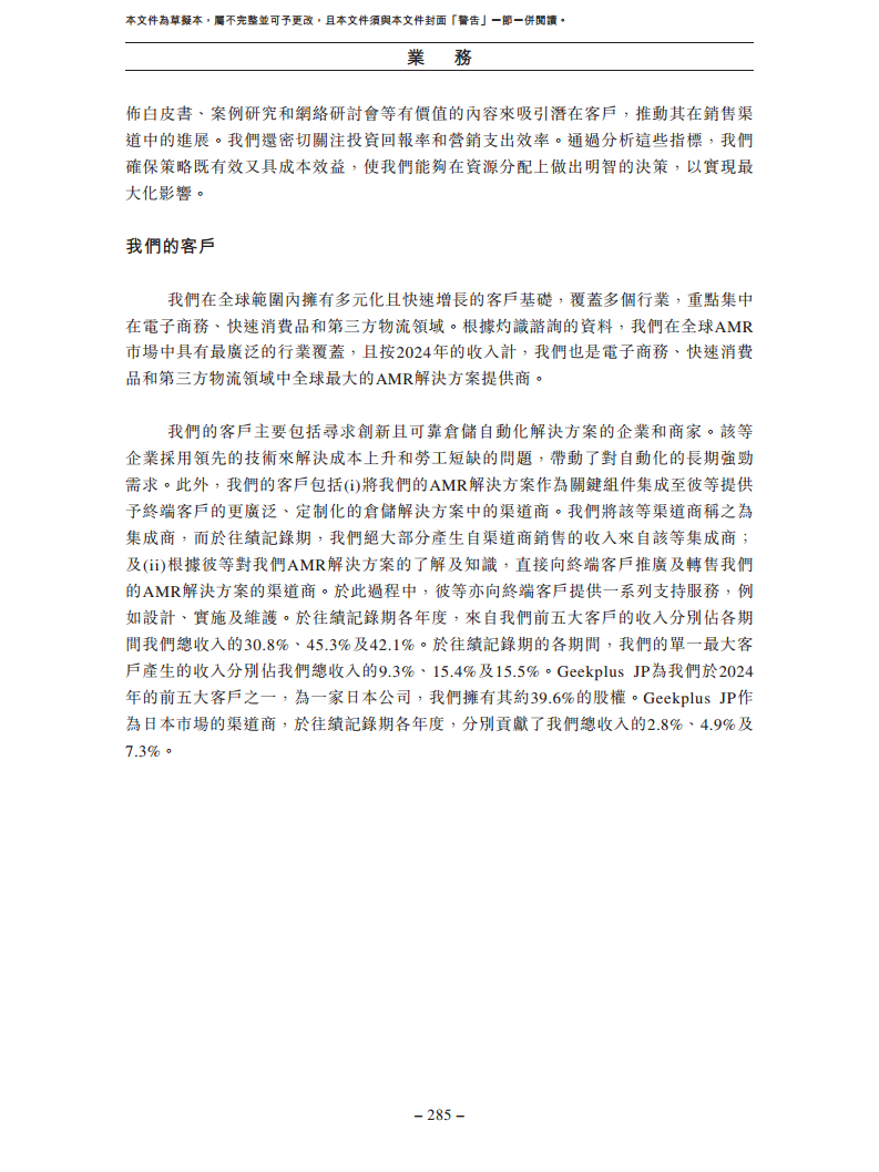 北京极智嘉科技股份有限公司  招股书图片