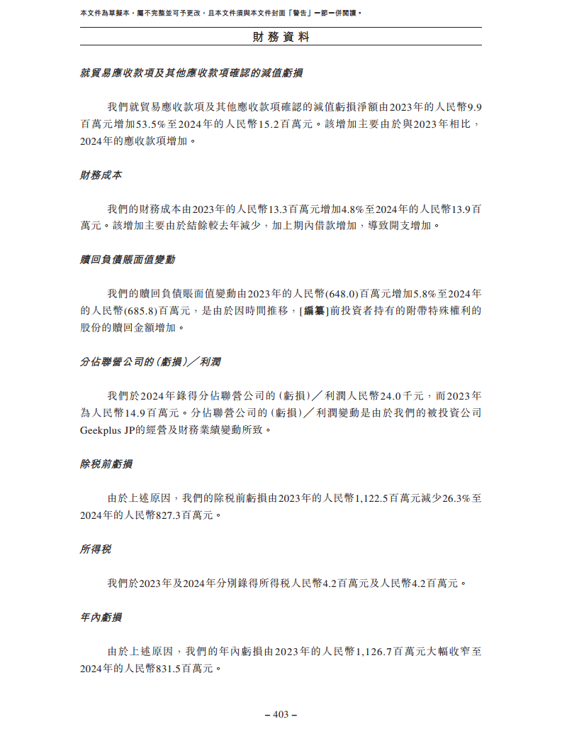 北京极智嘉科技股份有限公司  招股书图片