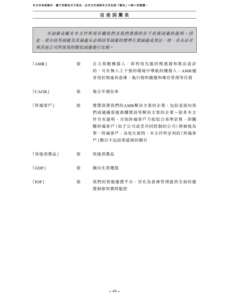 北京极智嘉科技股份有限公司  招股书图片