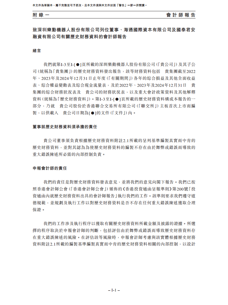 卧安机器人（深圳）股份有限公司招股书图片
