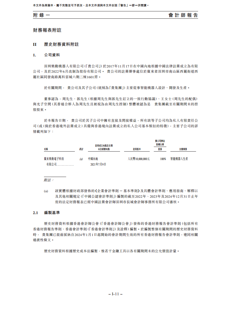 卧安机器人（深圳）股份有限公司招股书图片