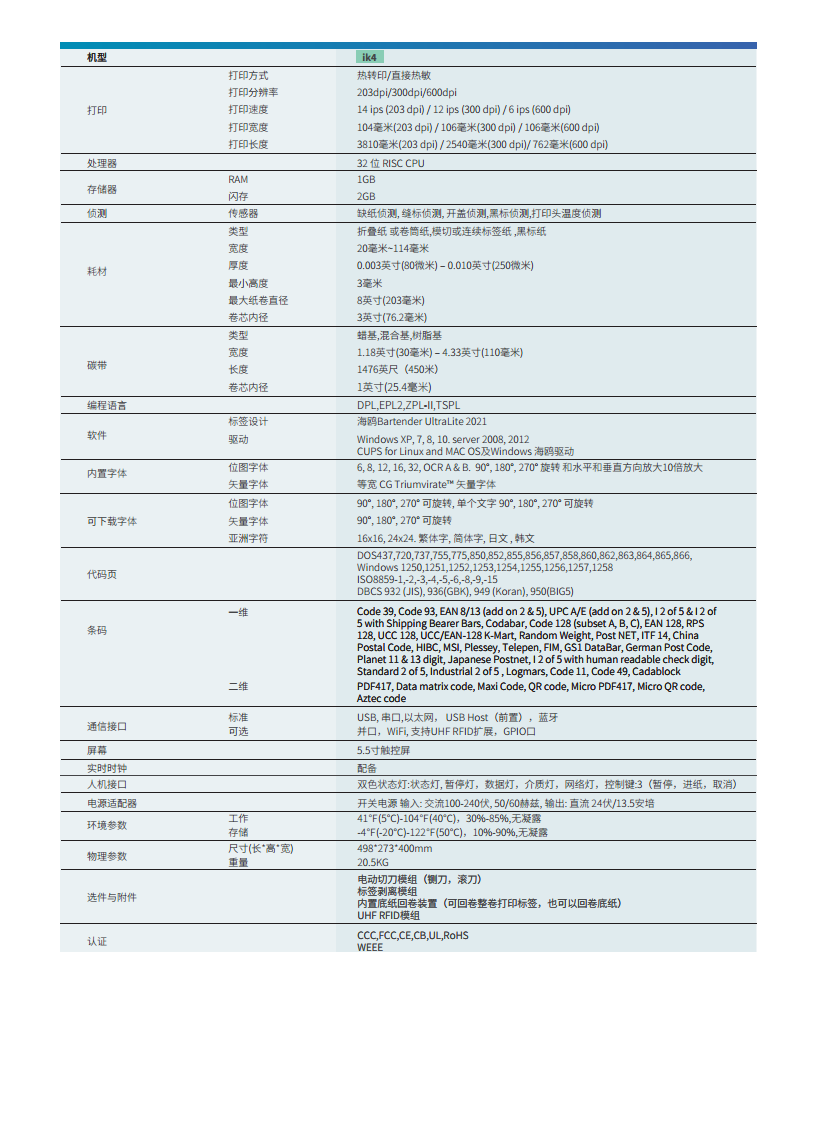 汉印 iF4桌面热转印条码打印机---汉印厂家图片