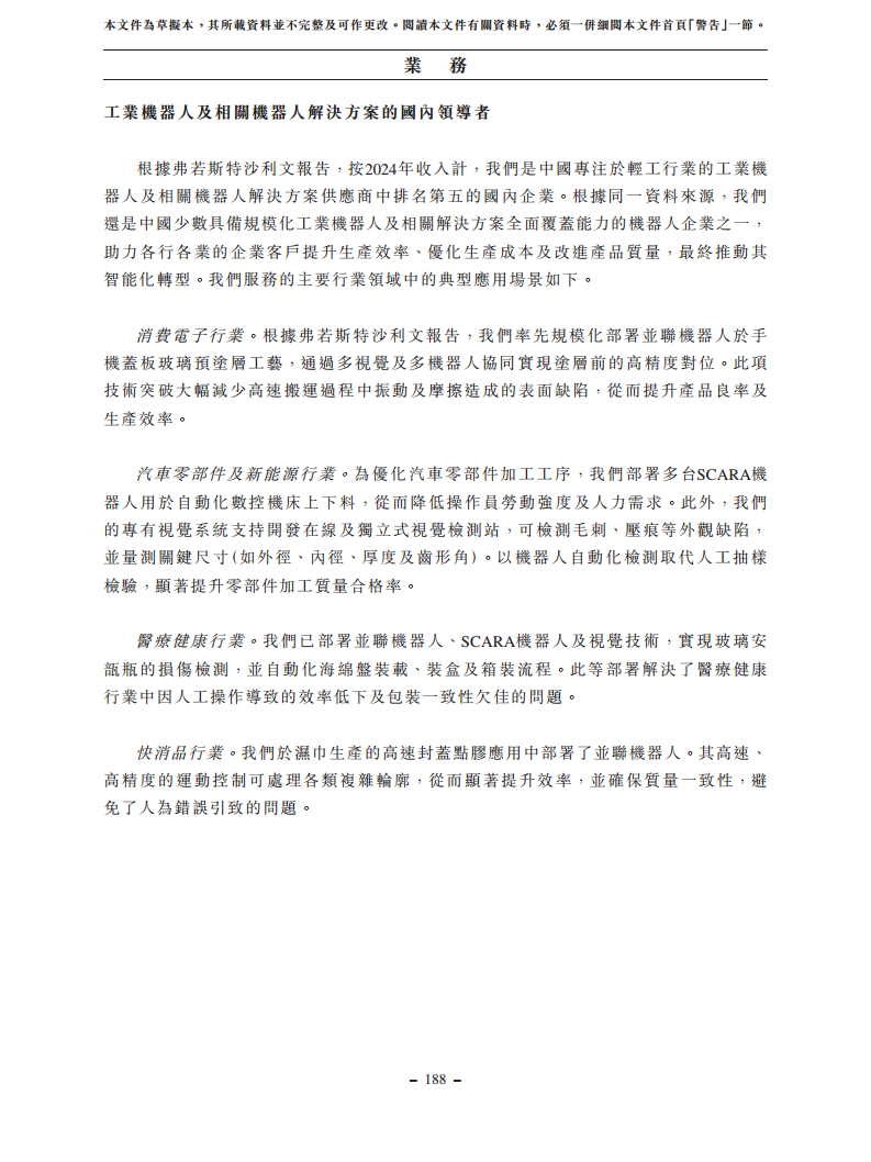 浙江翼菲智能科技股份有限公司招股书图片