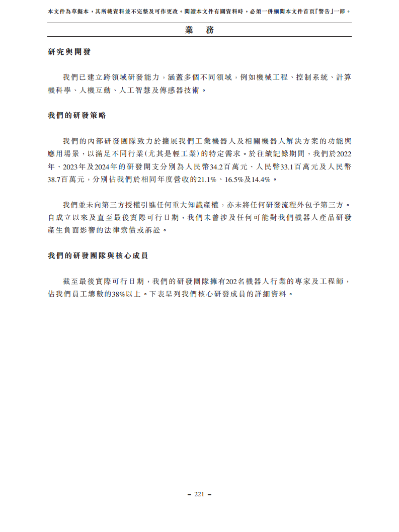 浙江翼菲智能科技股份有限公司招股书图片