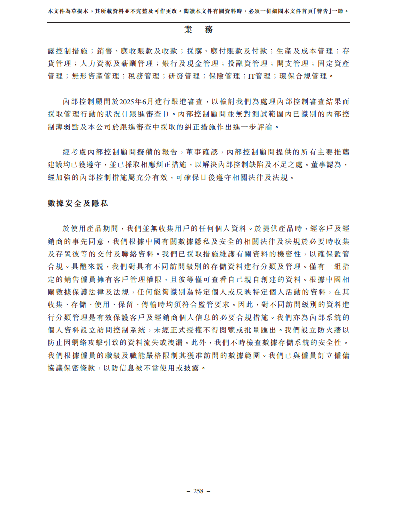 浙江翼菲智能科技股份有限公司招股书图片